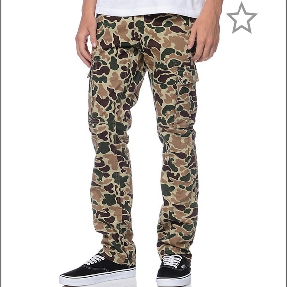 Free World Other - Free World Messenger Camo Skinny Cargo Pant 32
